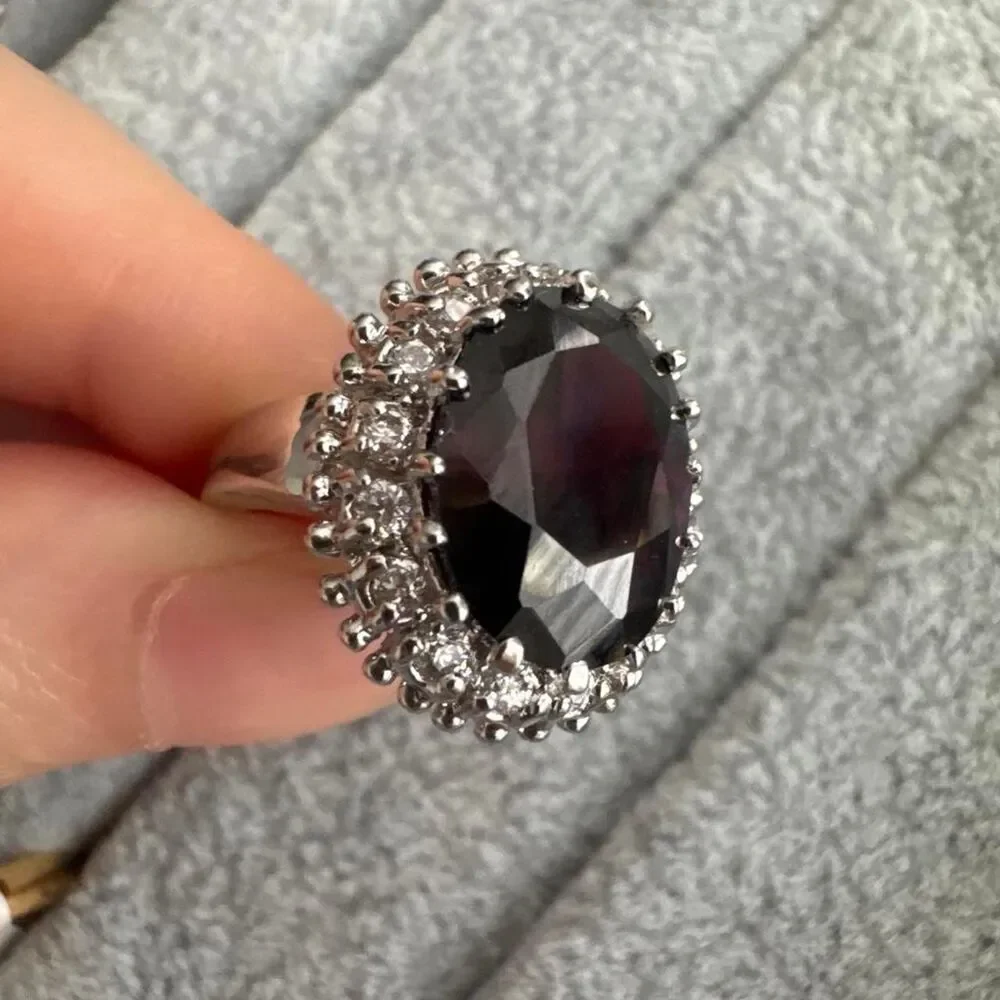 Unbranded Women's Silver and Purple Jewellery